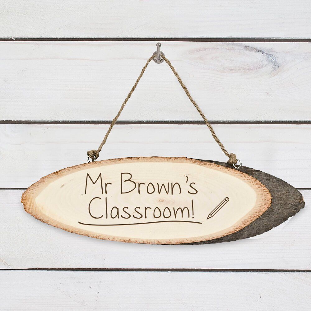 Personalised Wooden Sign – Teacher