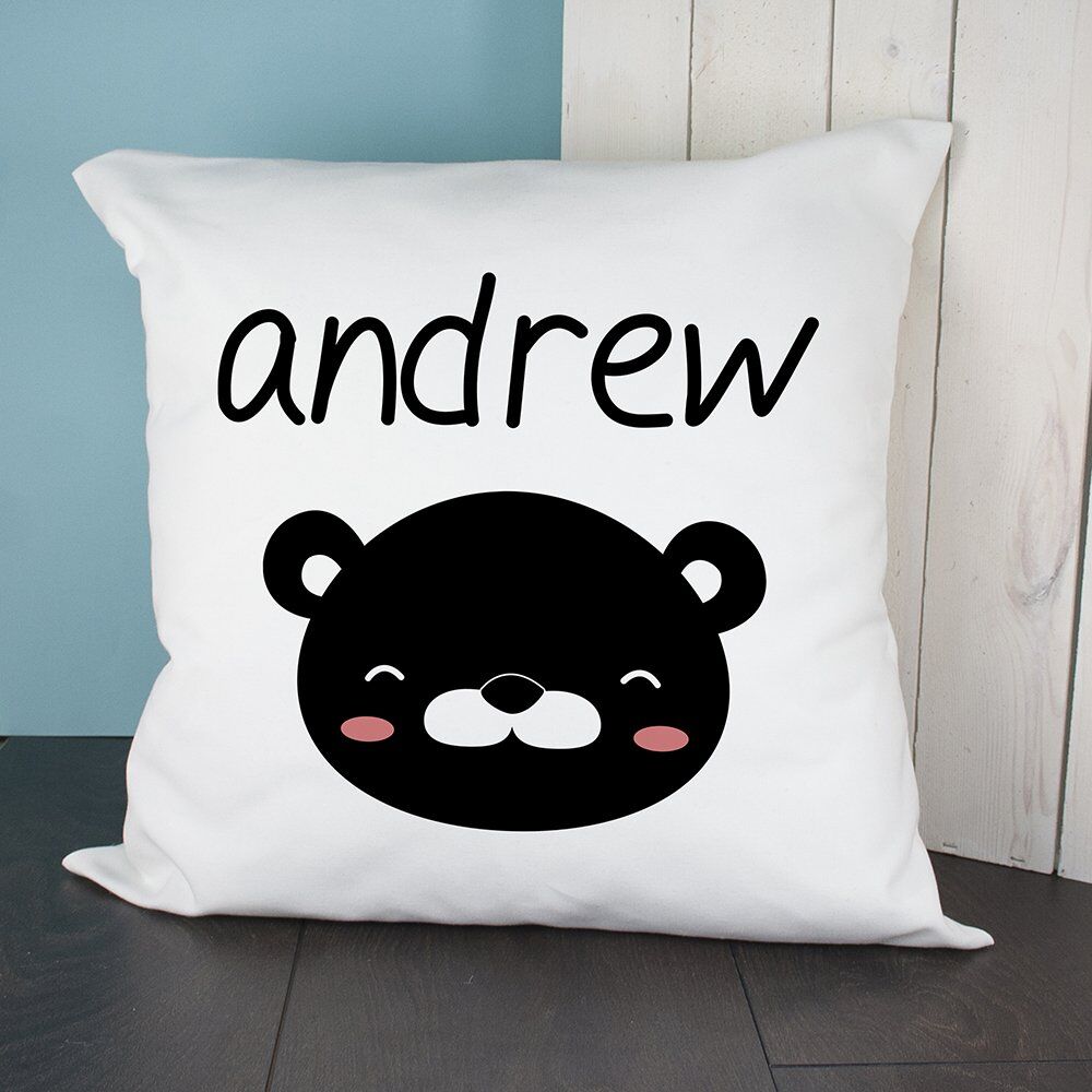 Personalised Cushion Cover – Little Bear
