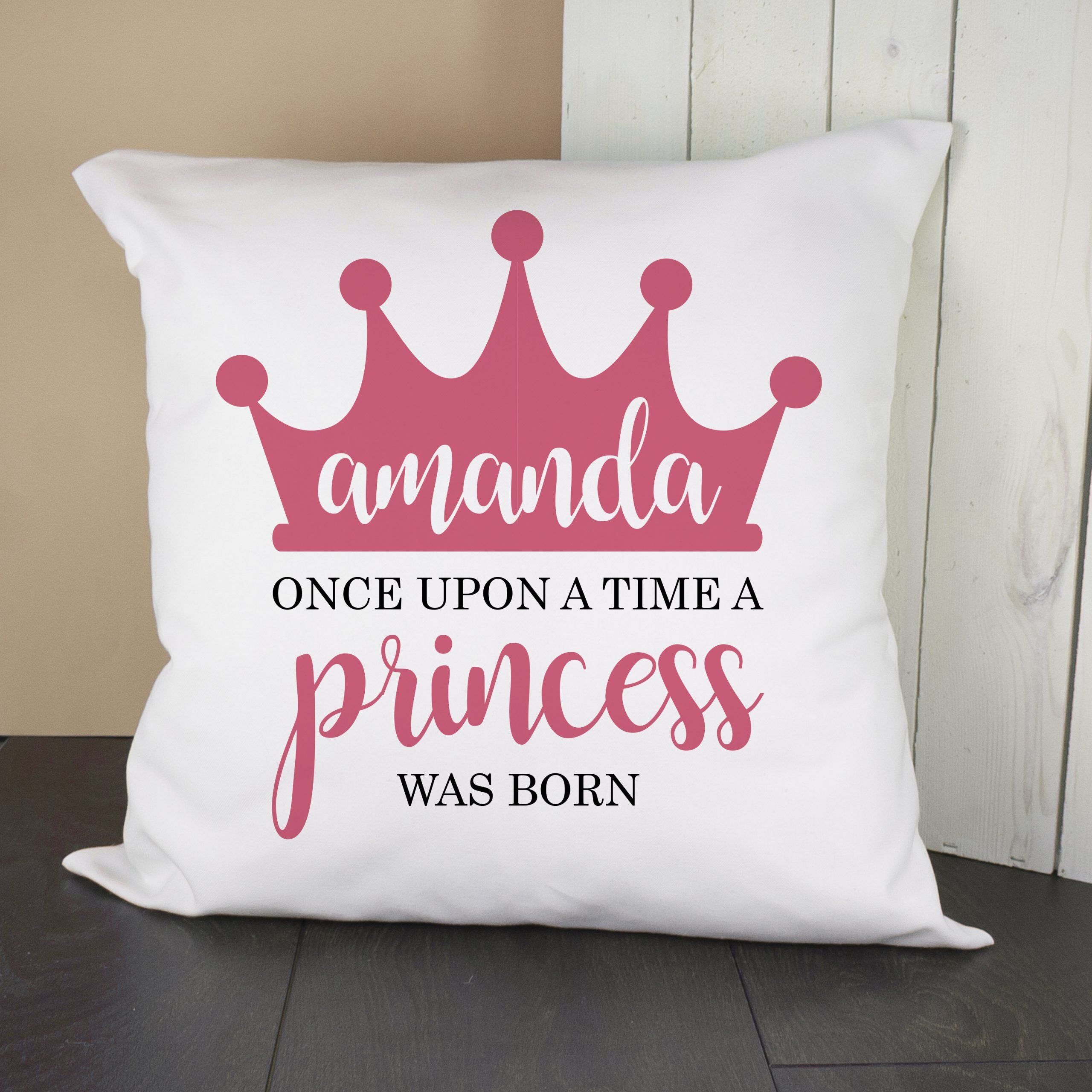 Personalised Cushion Cover – Princess