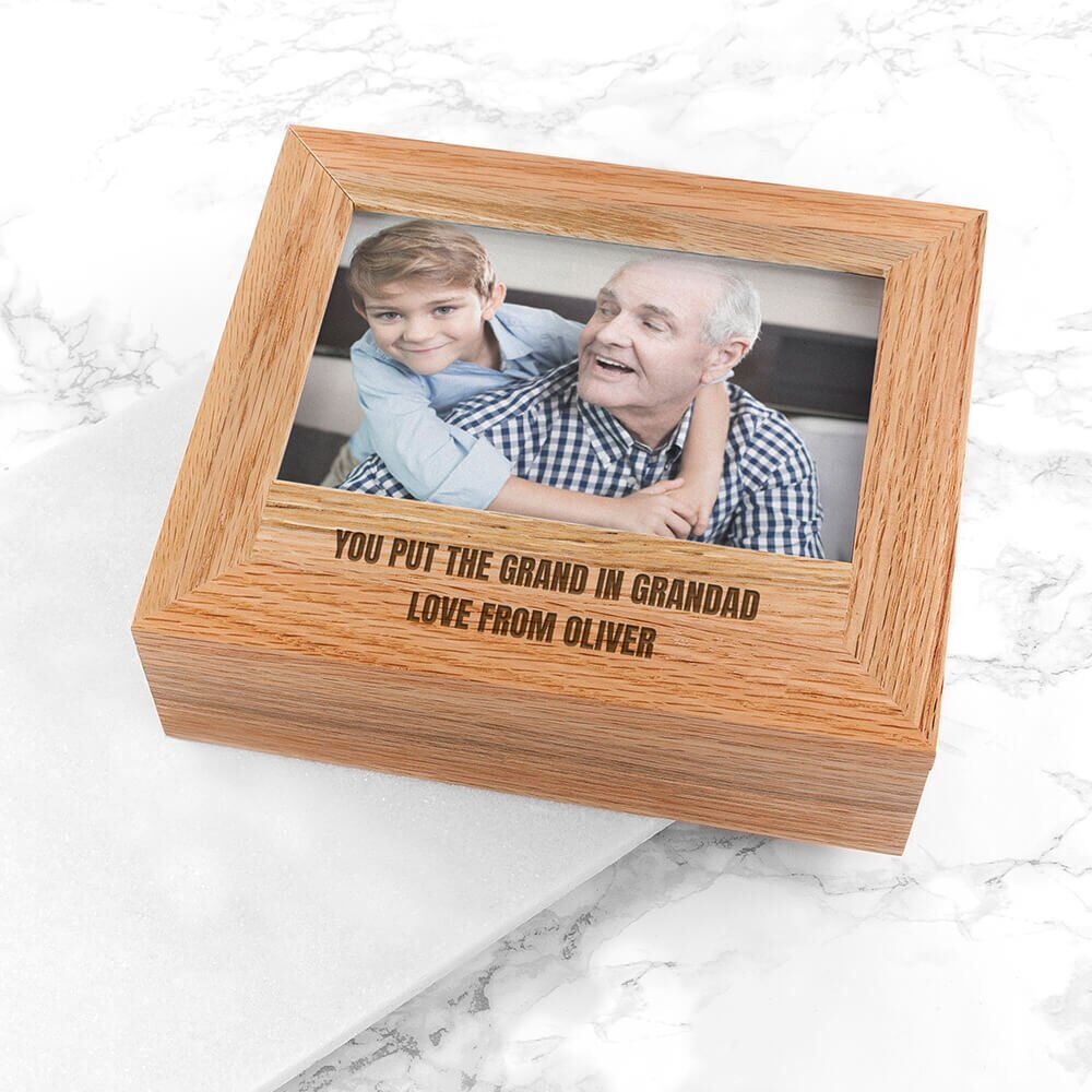 Personalised Photo Keepsake Box – Father’s Day