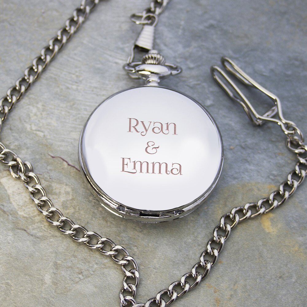 Personalised Pocket Watch – Your Message