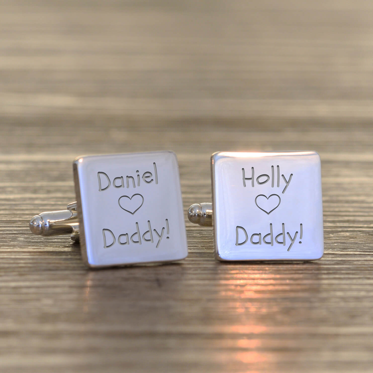 Personalised Cufflinks – Daddy