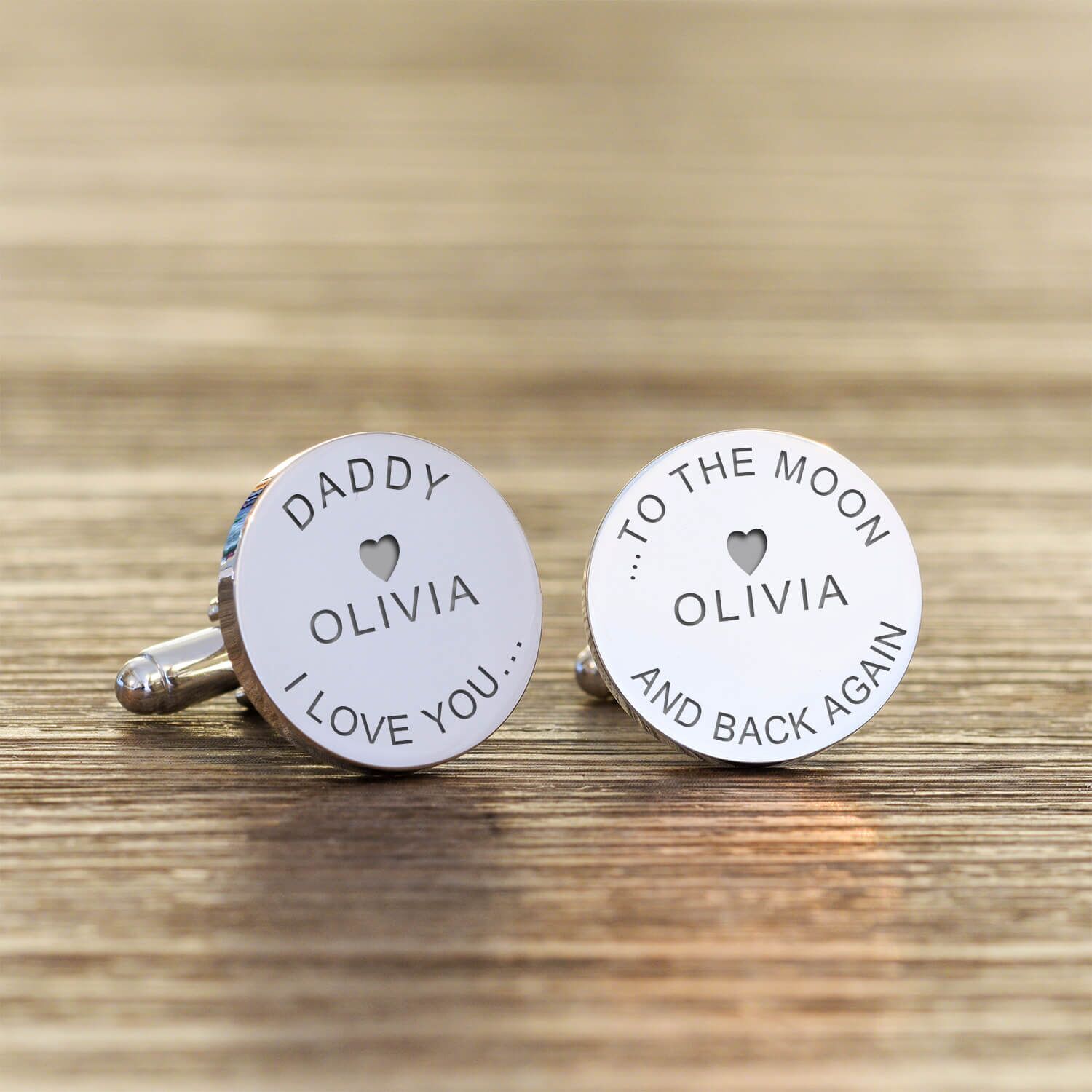 Personalised Cufflinks – Daddy Love You