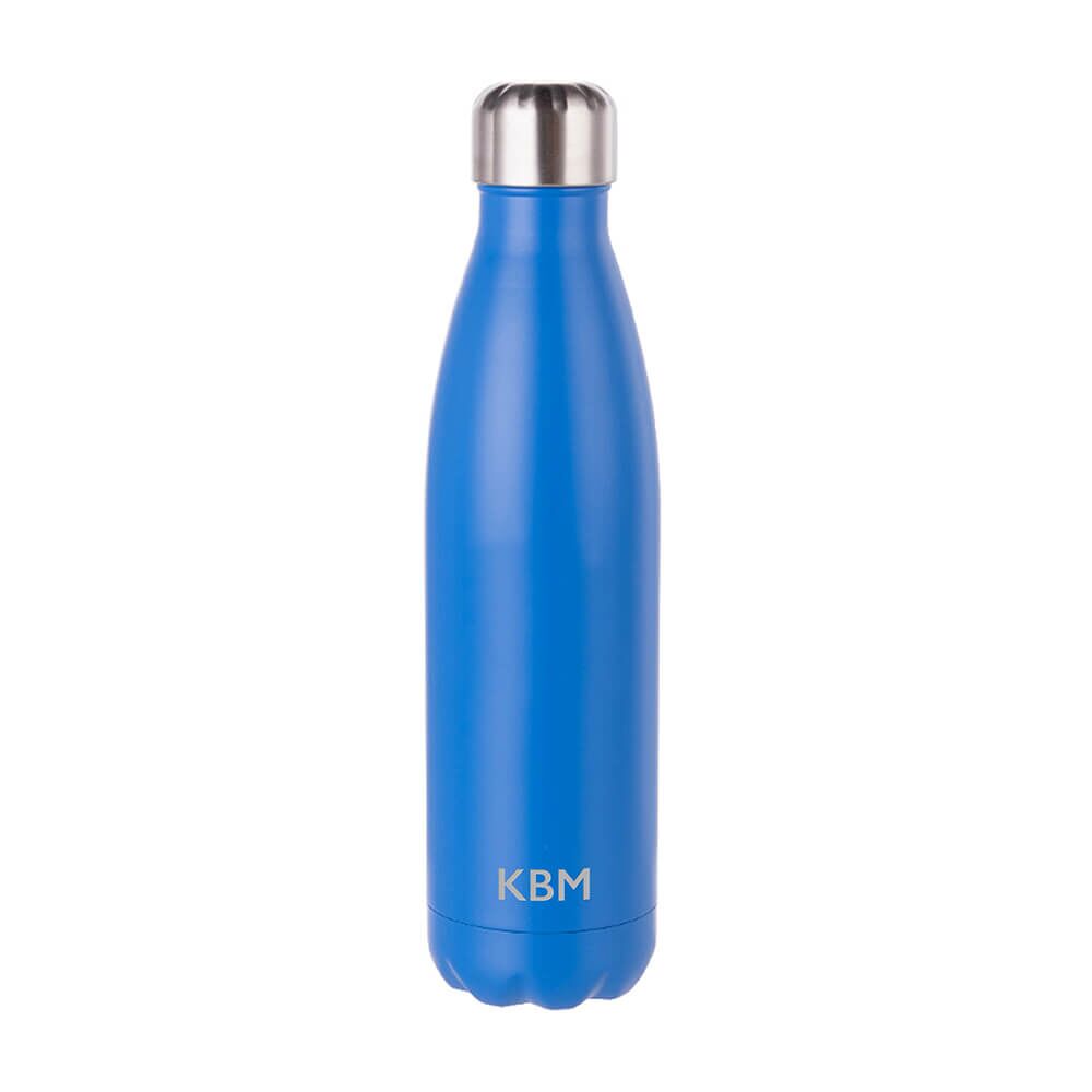 Personalised Matte Water Bottle – Blue