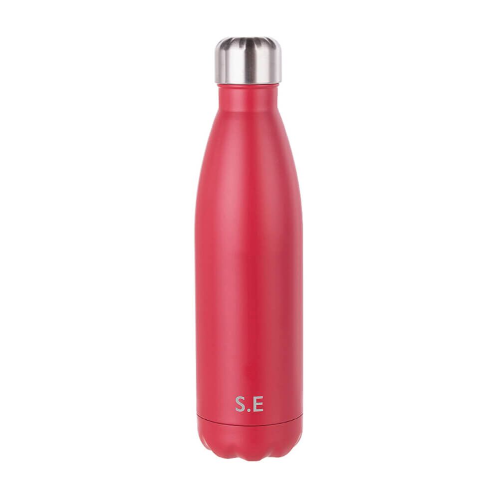 Personalised Matte Water Bottle – Red