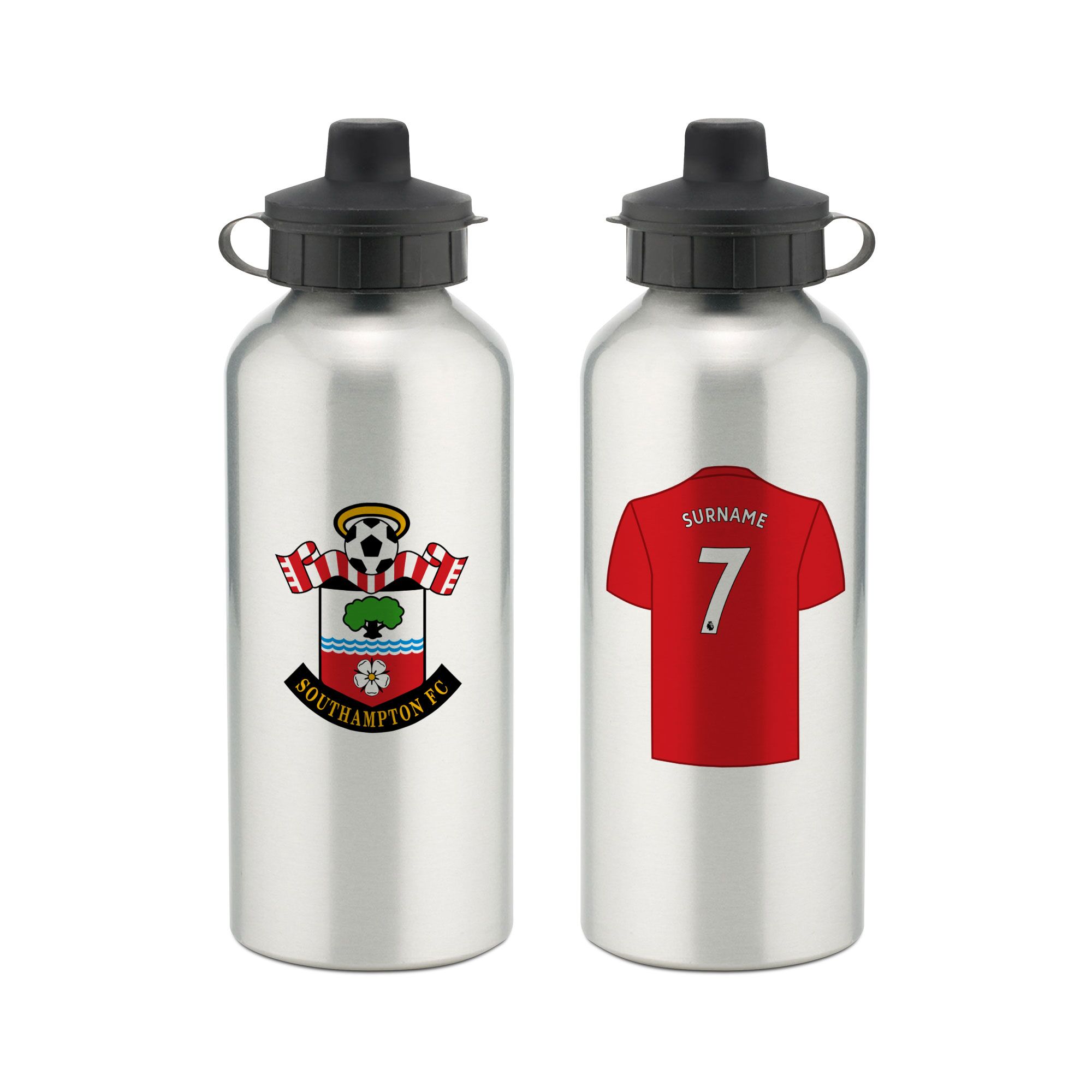 Personalised Southampton FC Aluminium Water Bottle
