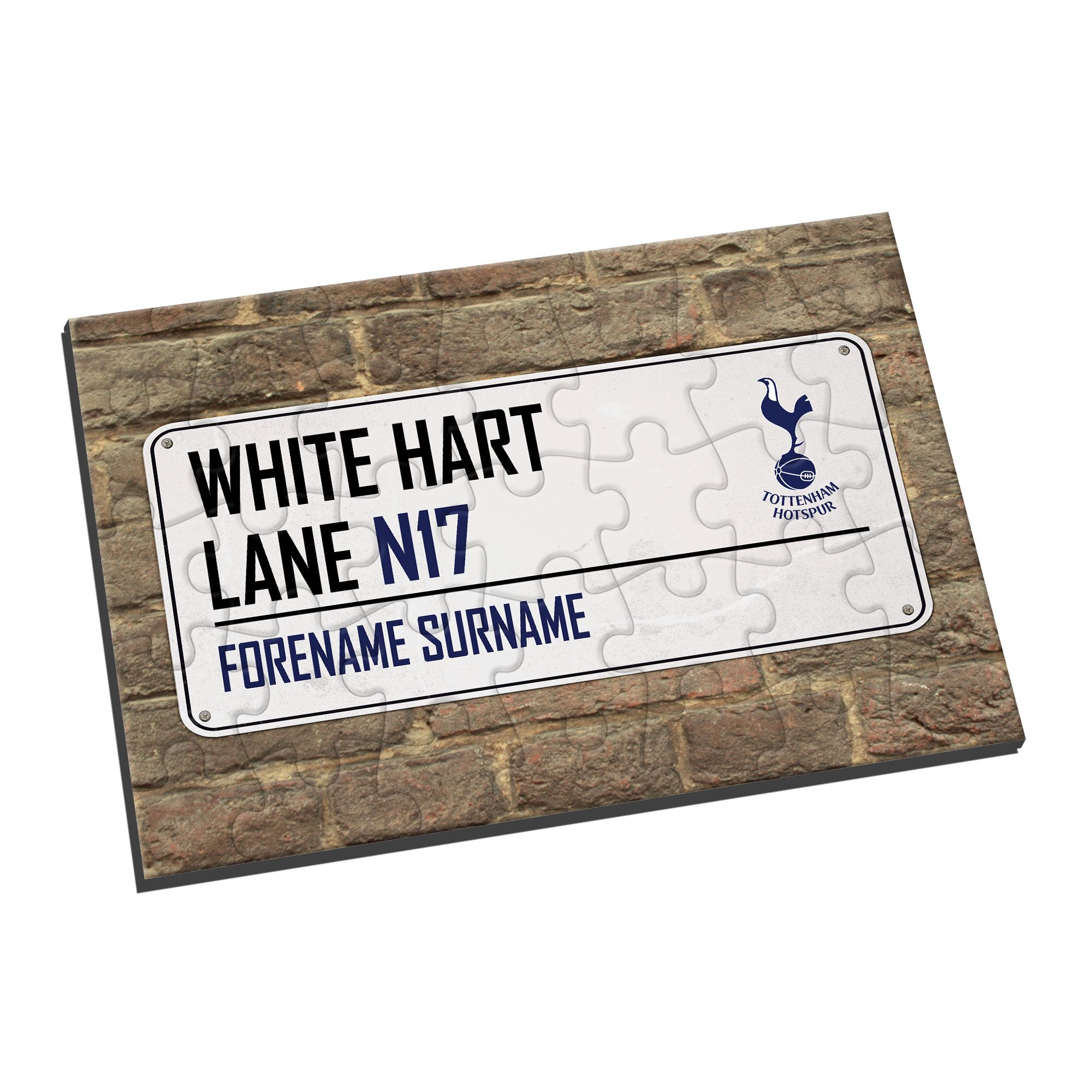 Personalised Tottenham Hotspur FC Street Sign Jigsaw