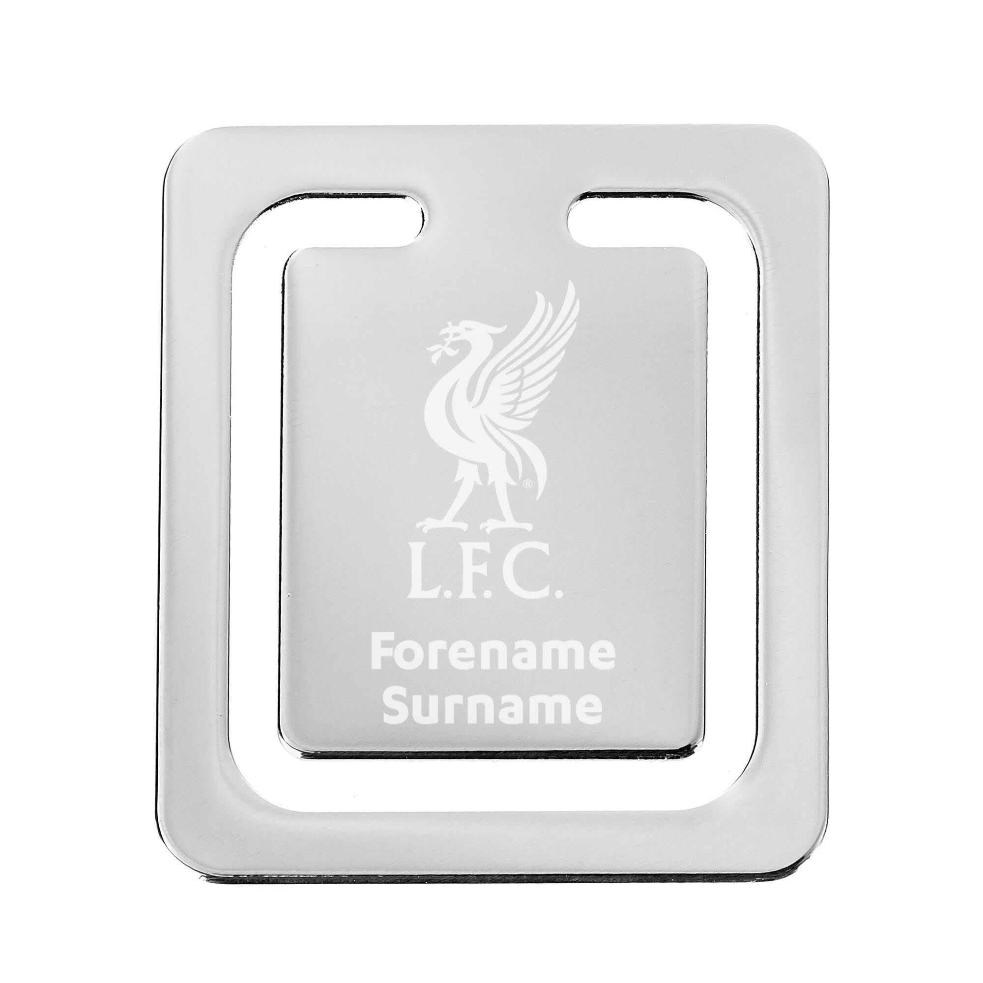 Personalised Liverpool FC Crest Bookmark