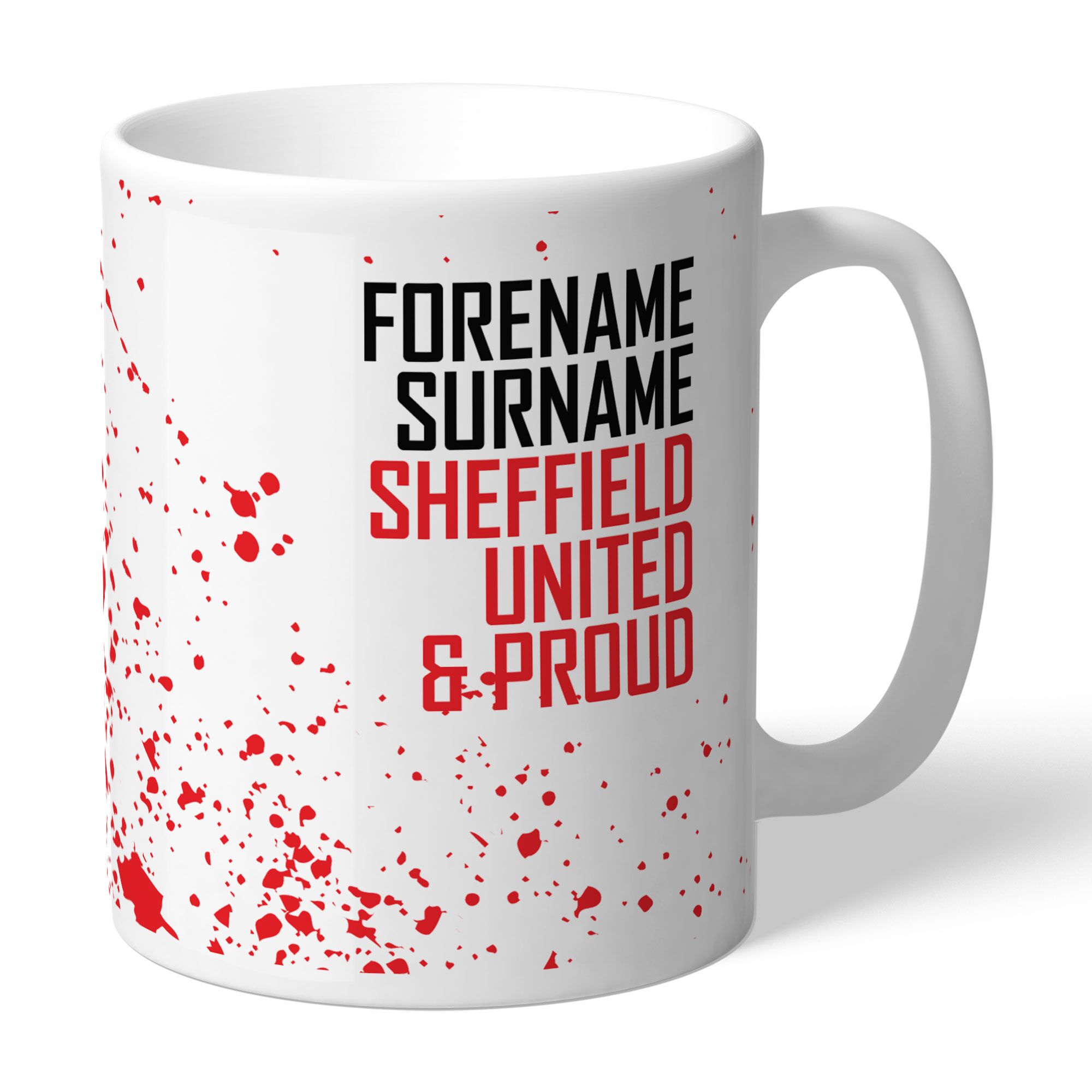 Personalised Sheffield United FC Proud Mug