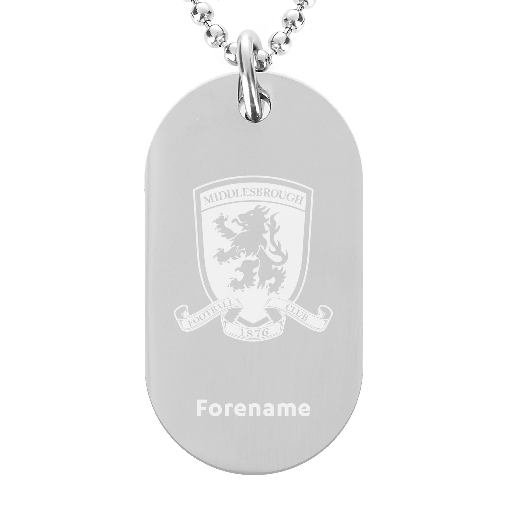 Personalised Middlesbrough FC Dog Tag