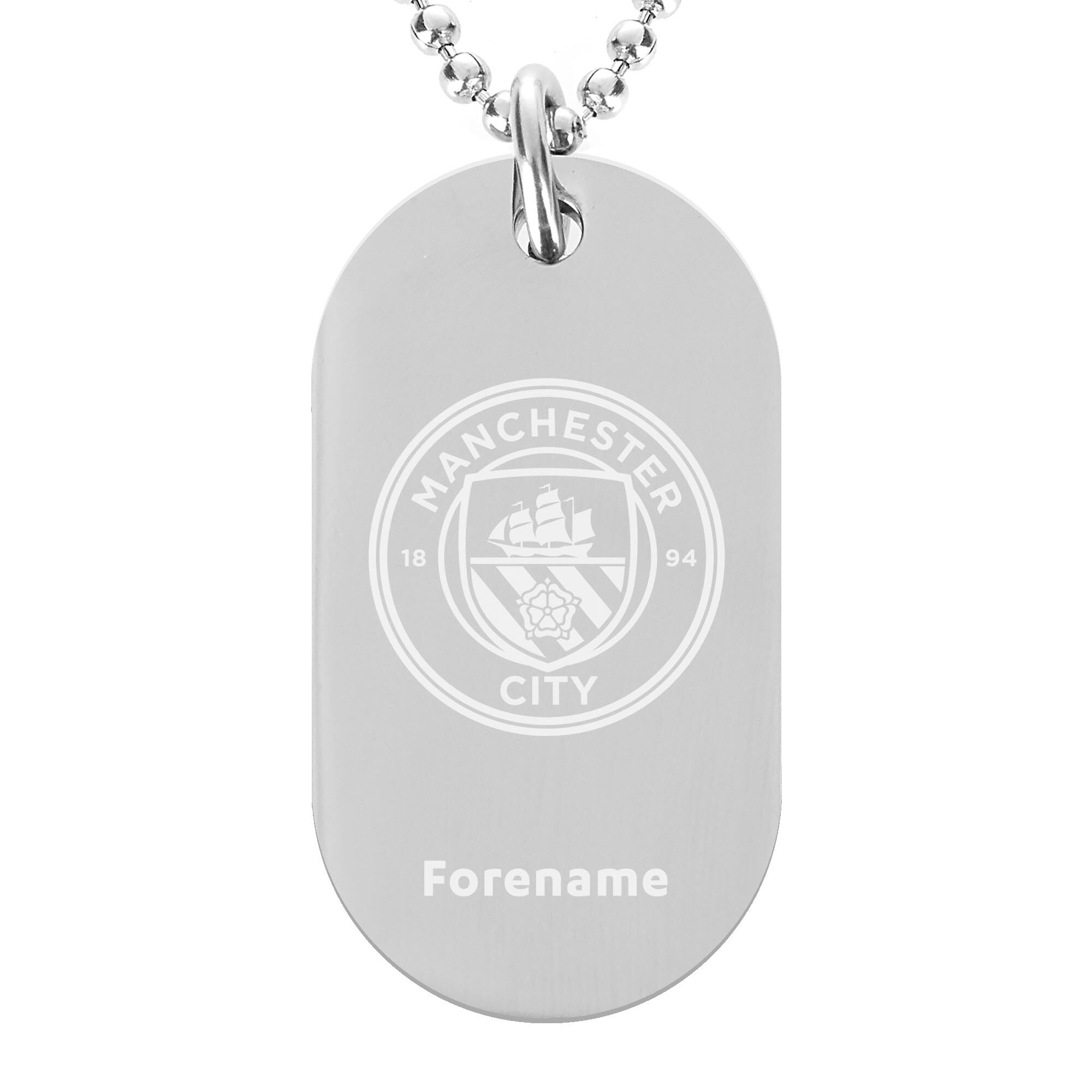 Personalised Manchester City FC Dog Tag
