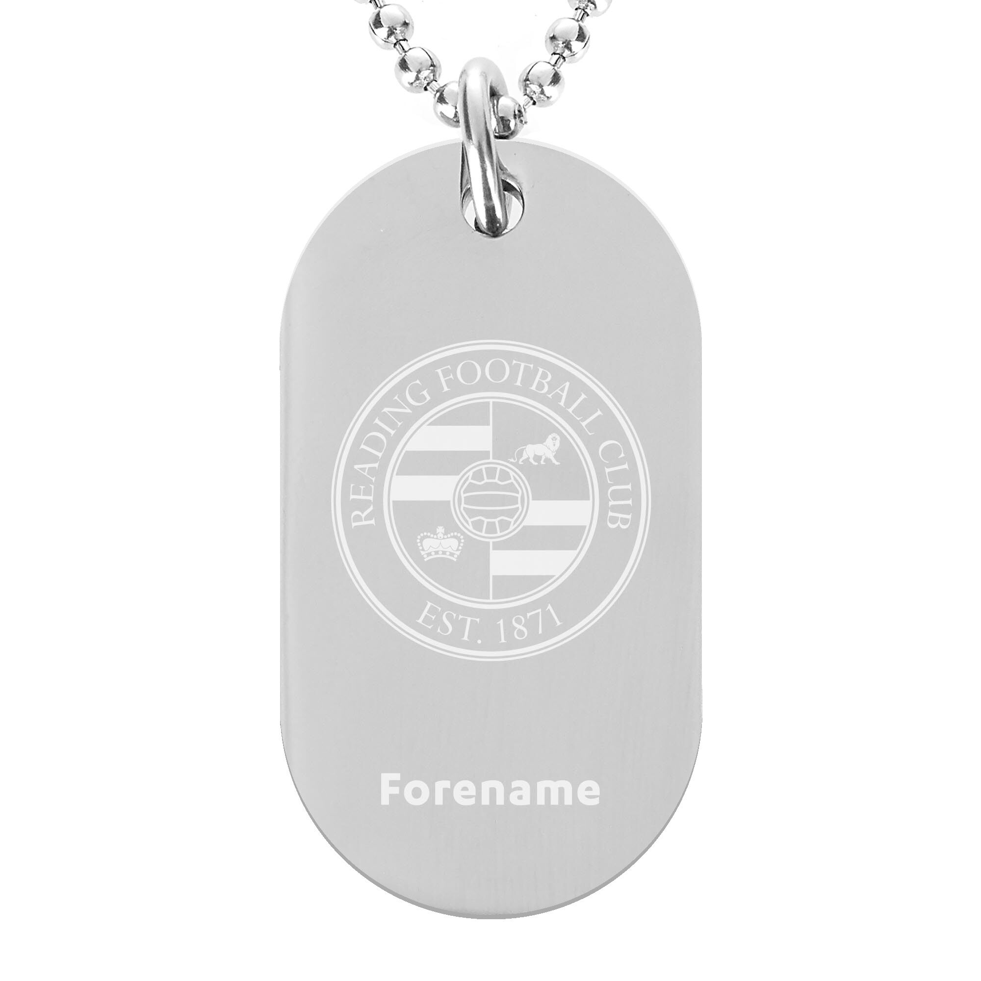 Personalised Reading FC Dog Tag