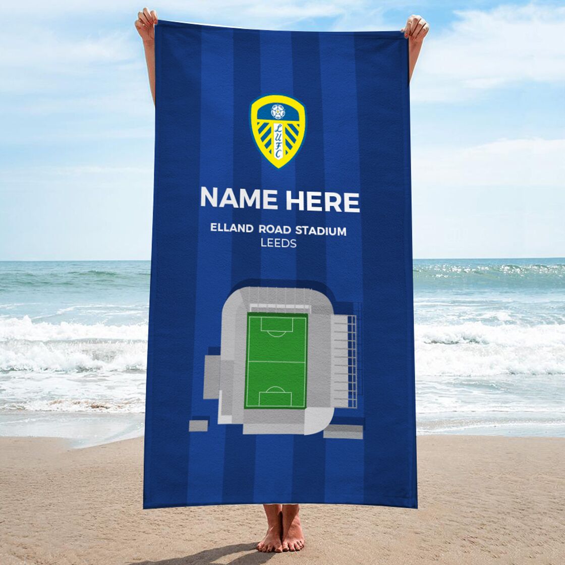 Personalised Leeds United Stadium Towel